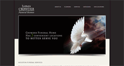 Desktop Screenshot of crowderfuneralhome.com